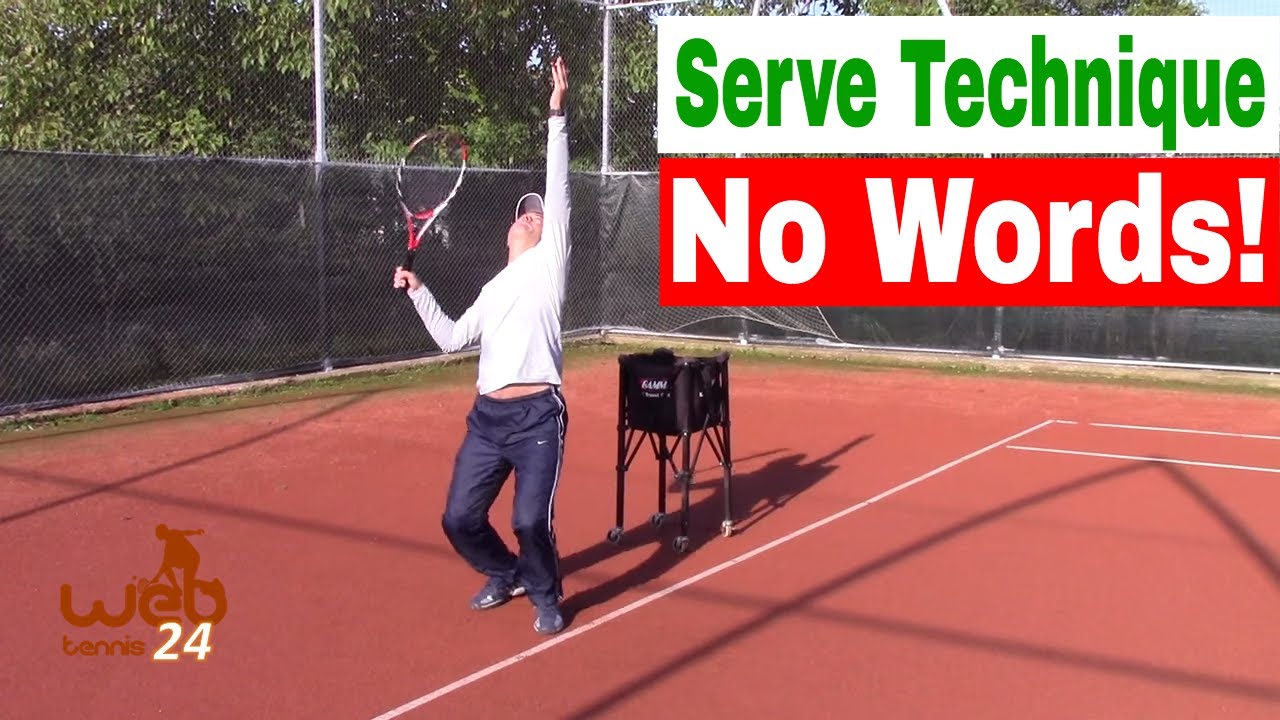 Tennis Serve Technique: Progression Drills * No Talking
