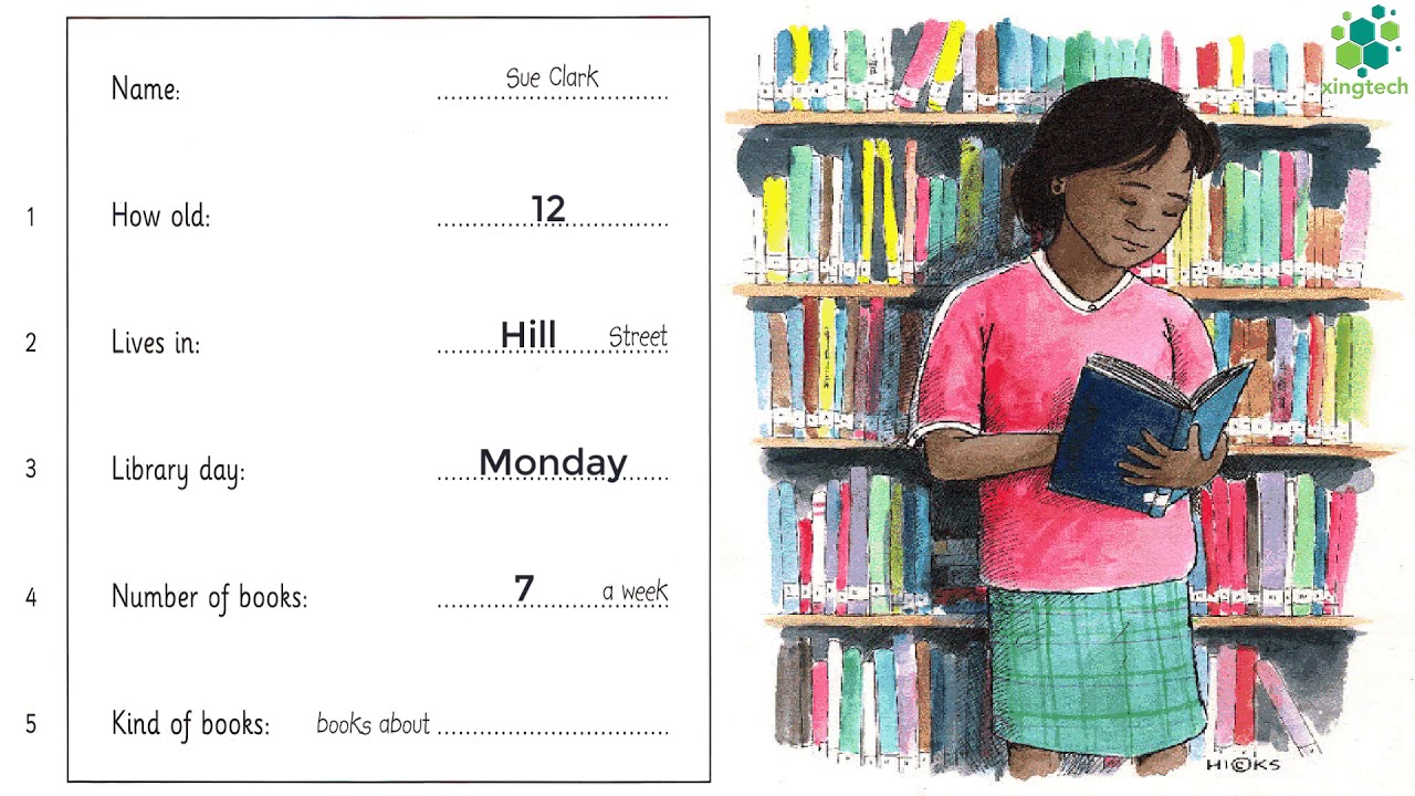 Movers 3 - Test 1 - Part 2 - Listening with Answer Booklet  🎧