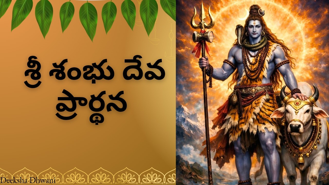Sri Shambhu Deva Prarthana Stotram | 1–10 Shlokas Full | Powerful Shiva Prayer 🙏