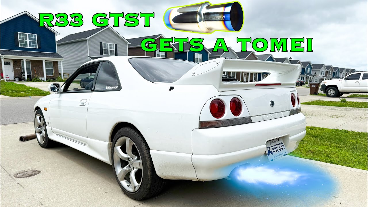 SKYLINE R33 gtst gets a tomei extreme ti!!