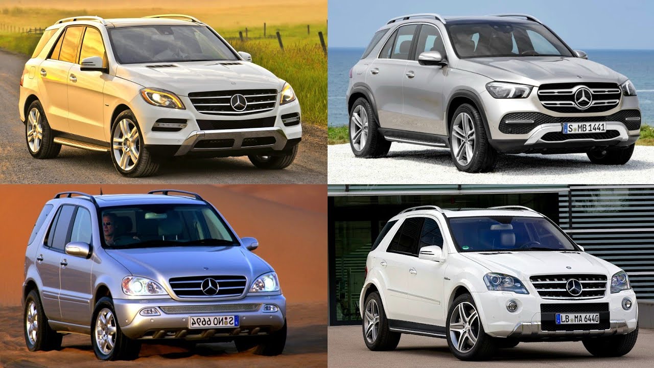 Mercedes ML- GLE All Generations. Evolution of a Luxury SUV (1997 - 2024)