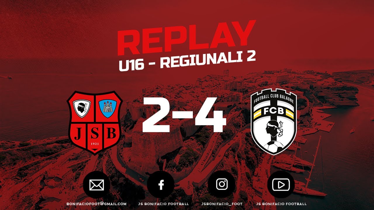 U16 - Phase 1 : JSB 2-4 FC Balagne