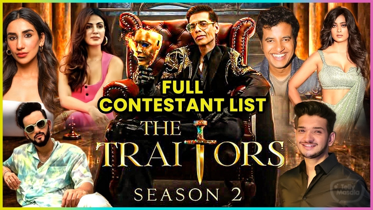 The Traitors season 2: Full List Of Confirmed Contestant | Munawar, Shweta Tiwari, Abhishek Malhan