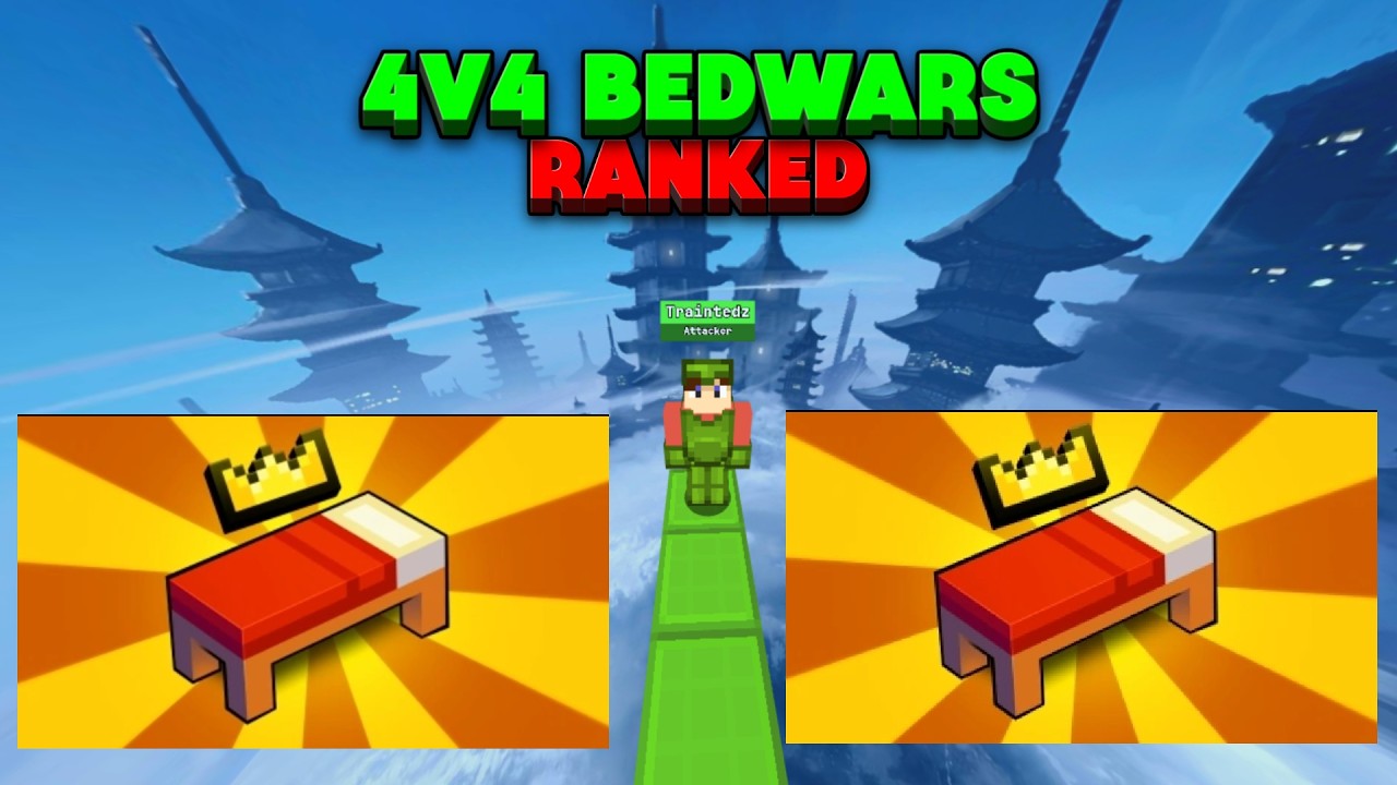 I Dominated Bedwars Ranked 4V4 !! (new gamemode)