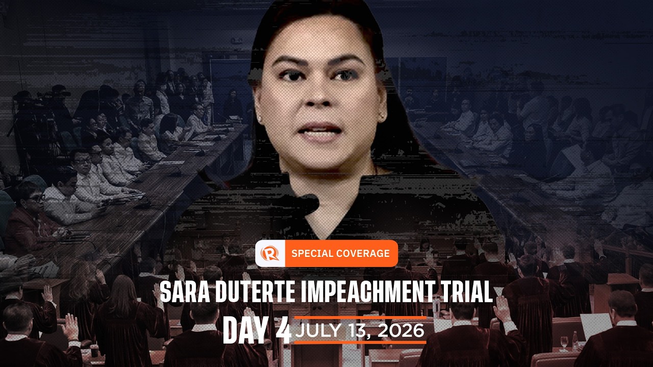 SPECIAL COVERAGE: Day 4 of Sara Duterte impeachment trial