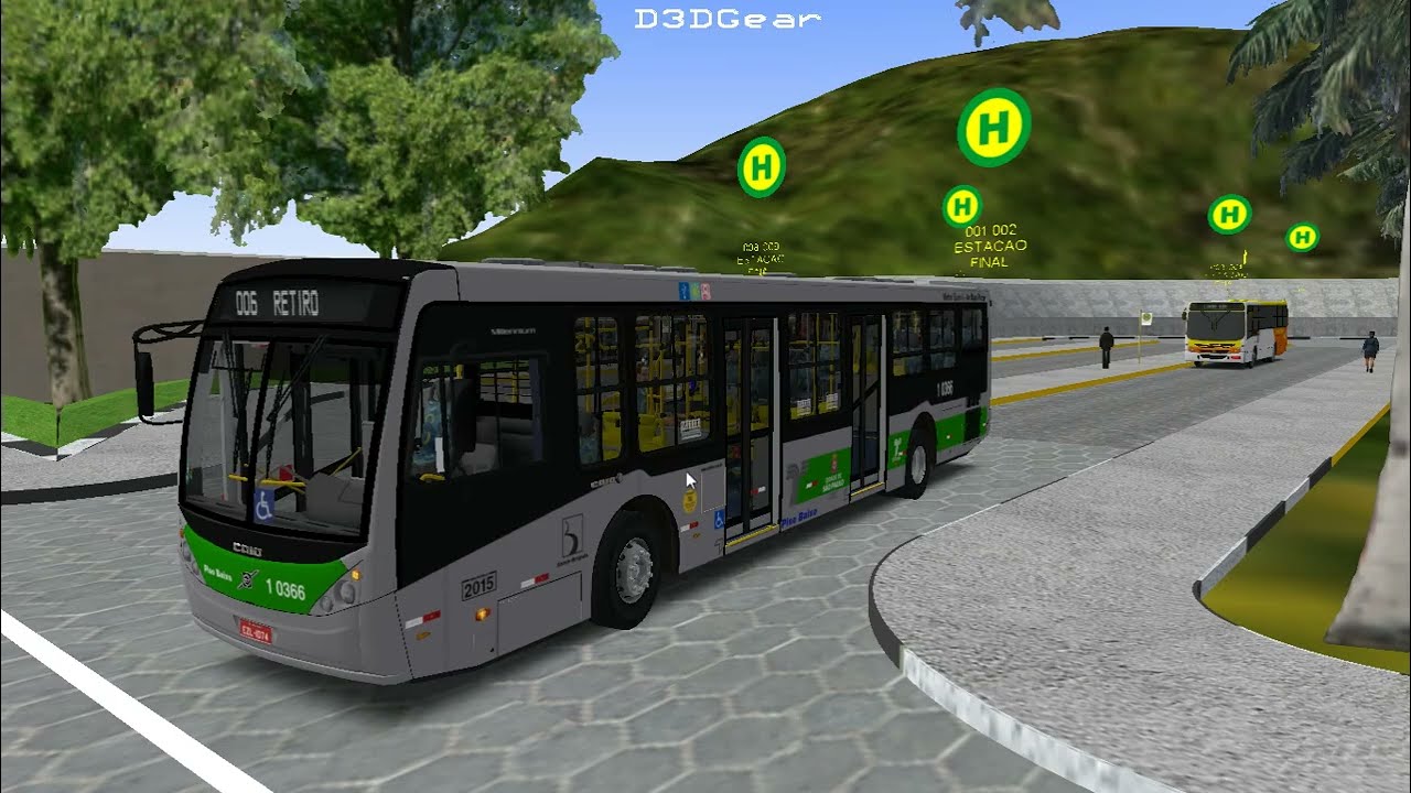 OMSI 2 RUAS APERTADAS: MINAS VALE URBANO Linha 006 Caio Millennium III Volvo B290RLE