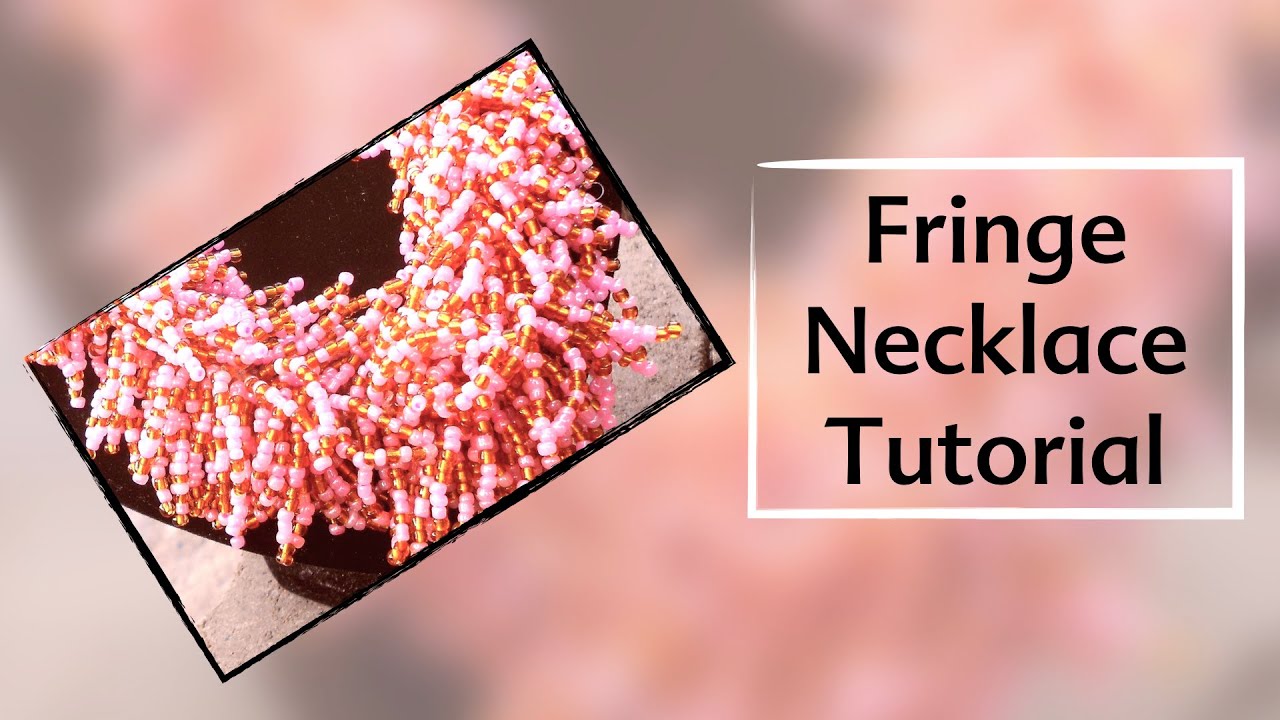Fringe Necklace Tutorial | DIY Seed Bead Necklace | How to make a Fur necklace | Bead Leaf technique