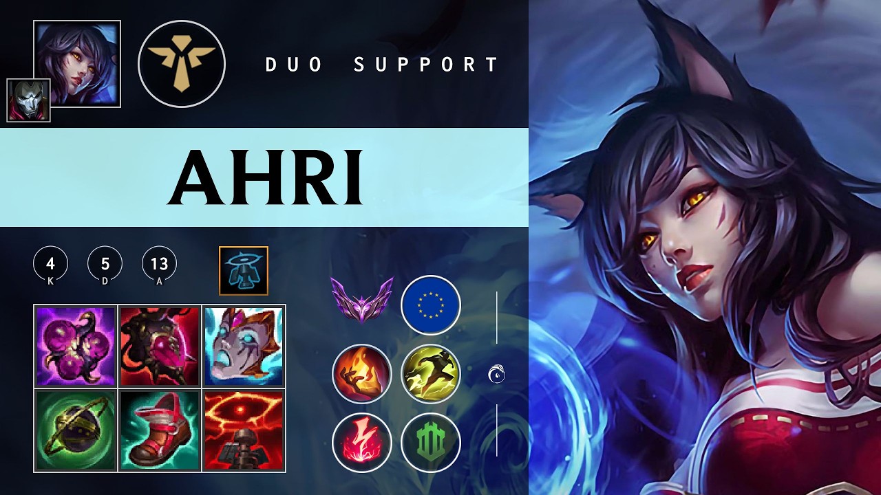 Ahri Support vs Braum - EUW Master Patch 26.05