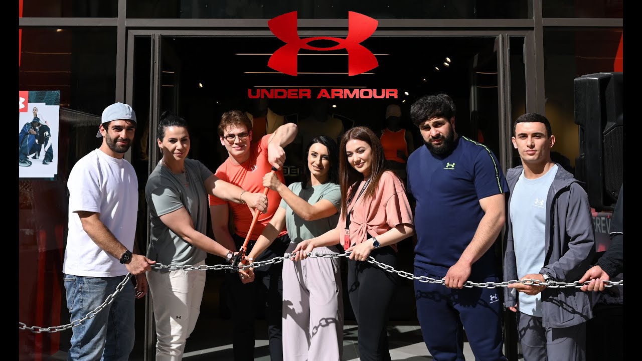 Under Armour բրենդի երևանյան սրահի բացումը Արամի 4 հասցեում