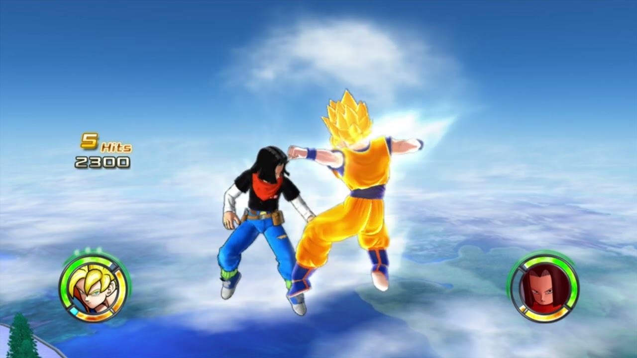 Dragon ball raging blast 2-Goku (super saiyan) vs android #17