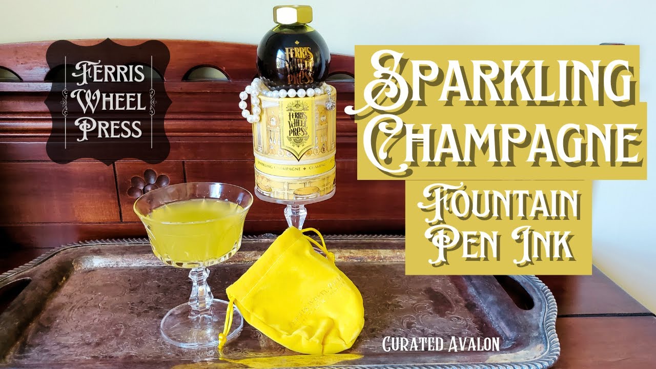 Sparkling Champagne Fountain Pen Ink : Ferris Wheel Press
