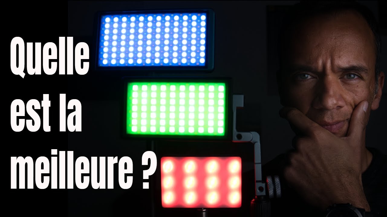 Aputure MC vs Falcon eyes F7 vs Boling BL-P1 : le meilleur panneau LED ?