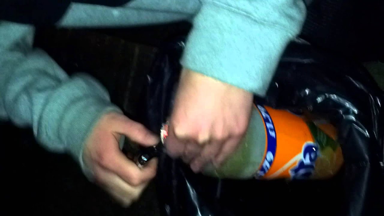 Arthur takes gravity bong hit