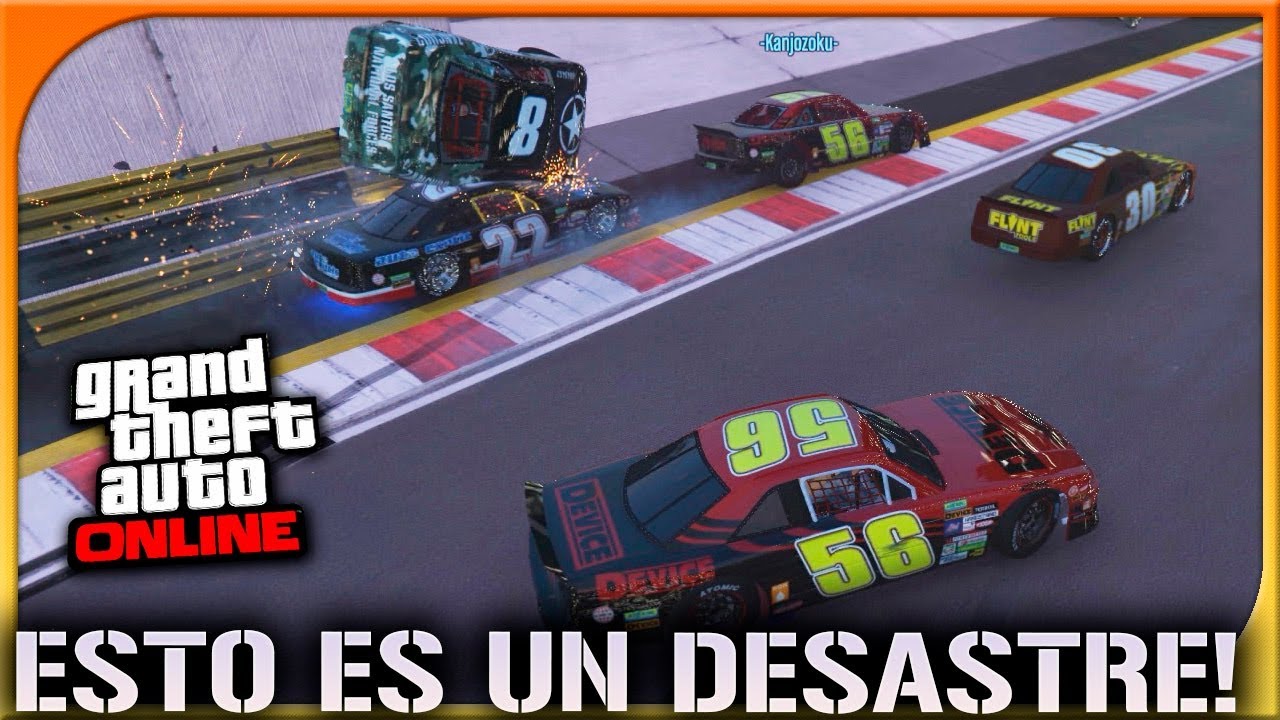 MARCELO ME ECHA EN LA PRIMERA CURVA! | GTA V NASCAR! | DEWRON