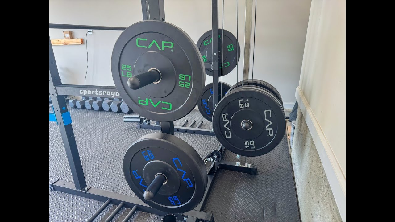 Quick Review of the CAP Barbell Plates From Amazon | Economy Style Bumper Plates | Garage Gym
