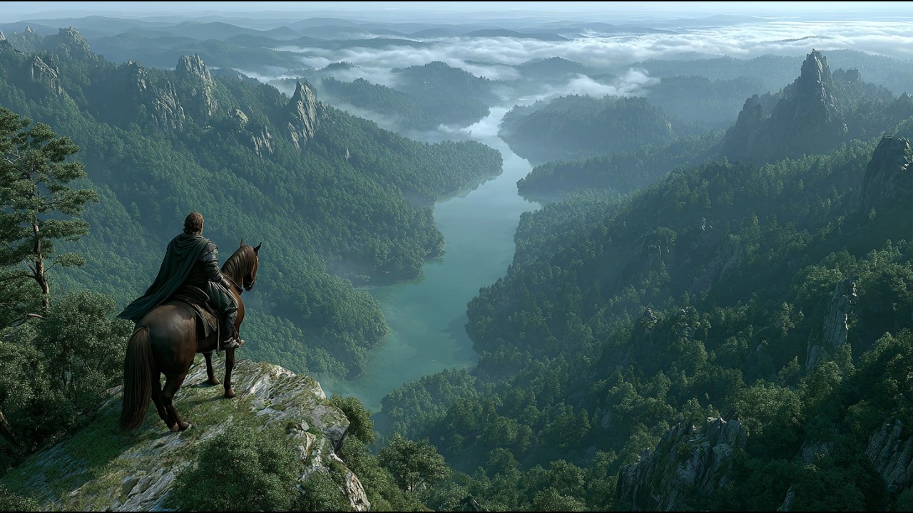 Whispers of the High River Realm | Medieval Fantasy Music & Animated Ambience
