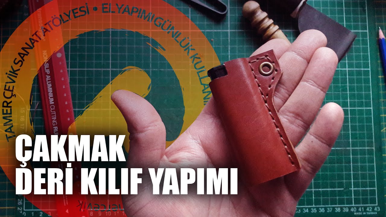 ÇAKMAK DERİ KILIF YAPIMI