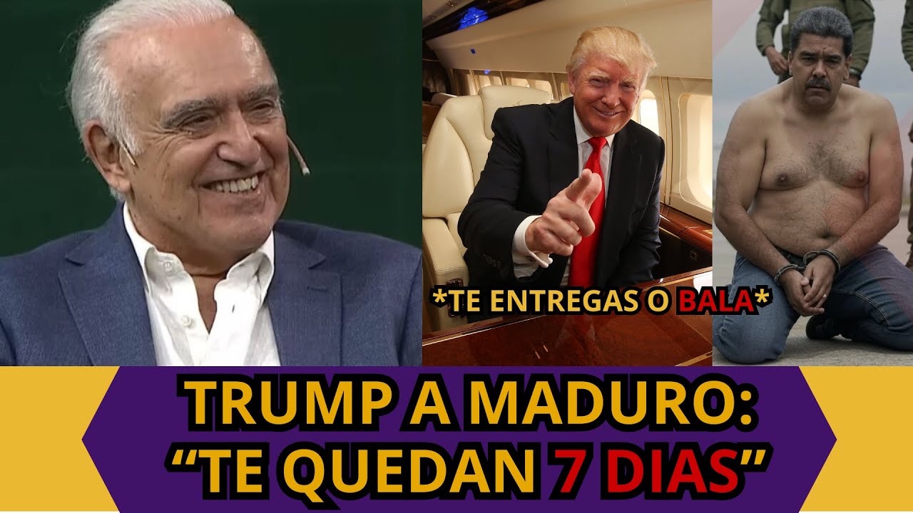 🚨TRUMP LE DA 7 DIAS A MADURO: 