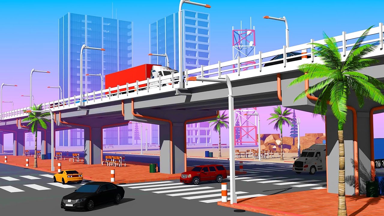 Highway Overpass: 10 Earthquakes Comparison!
