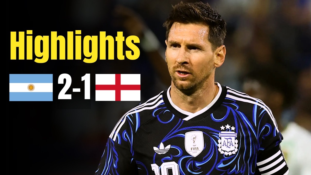 Argentina 2-1 England Full Highlights | World Cup 2026 Semi-Finals