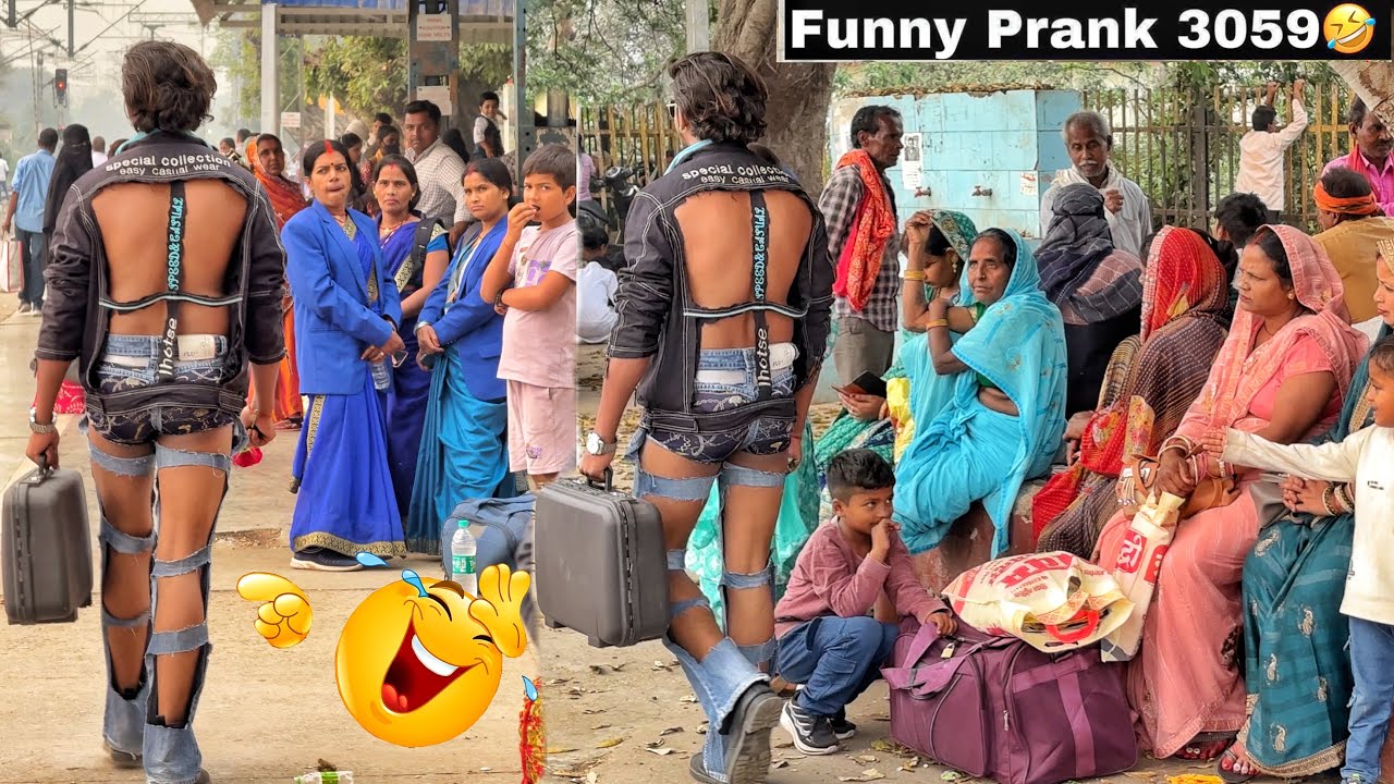 दिलवाले दुल्हनिया ले जायेगे 2 🤣 3059 Model Funny Prank in Public ||  Ritik Jaiswal 
