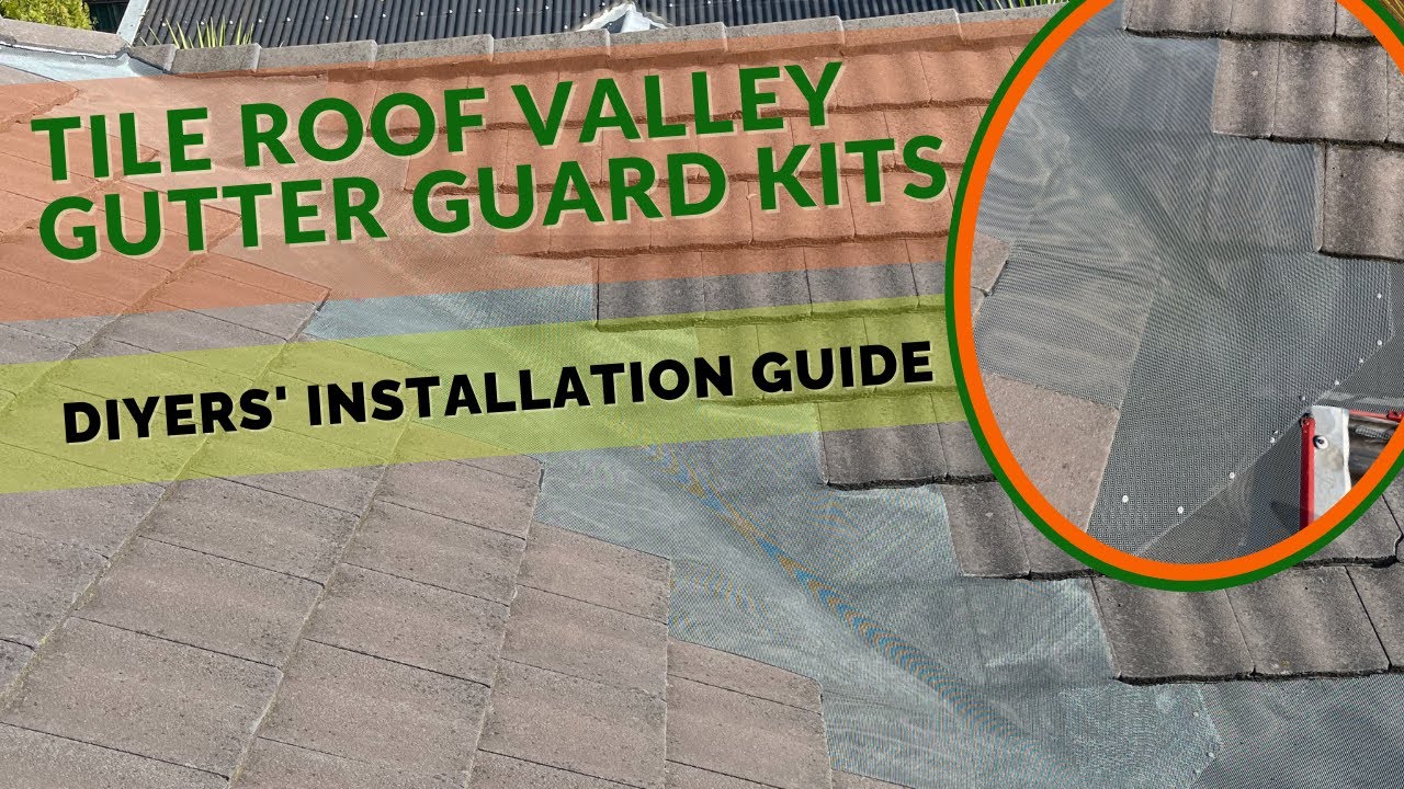 DIYers Installation Guide on How to Install a Gutter Guard Kit to Tilled Roofs 🛠️