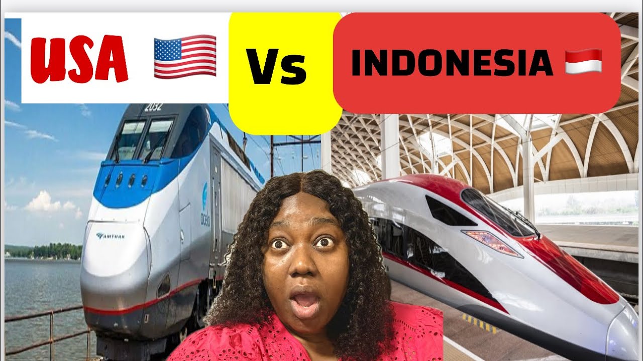 AMERICAN Trains VS Indonesia LUXURY SpeedTrains I| (This is SHOCKING) | #jakarta