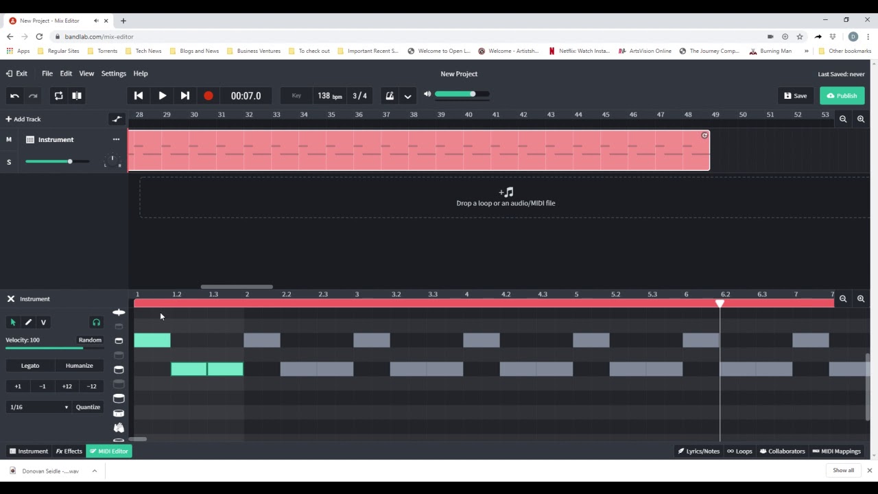 Simple Click Track Creation - online/pc