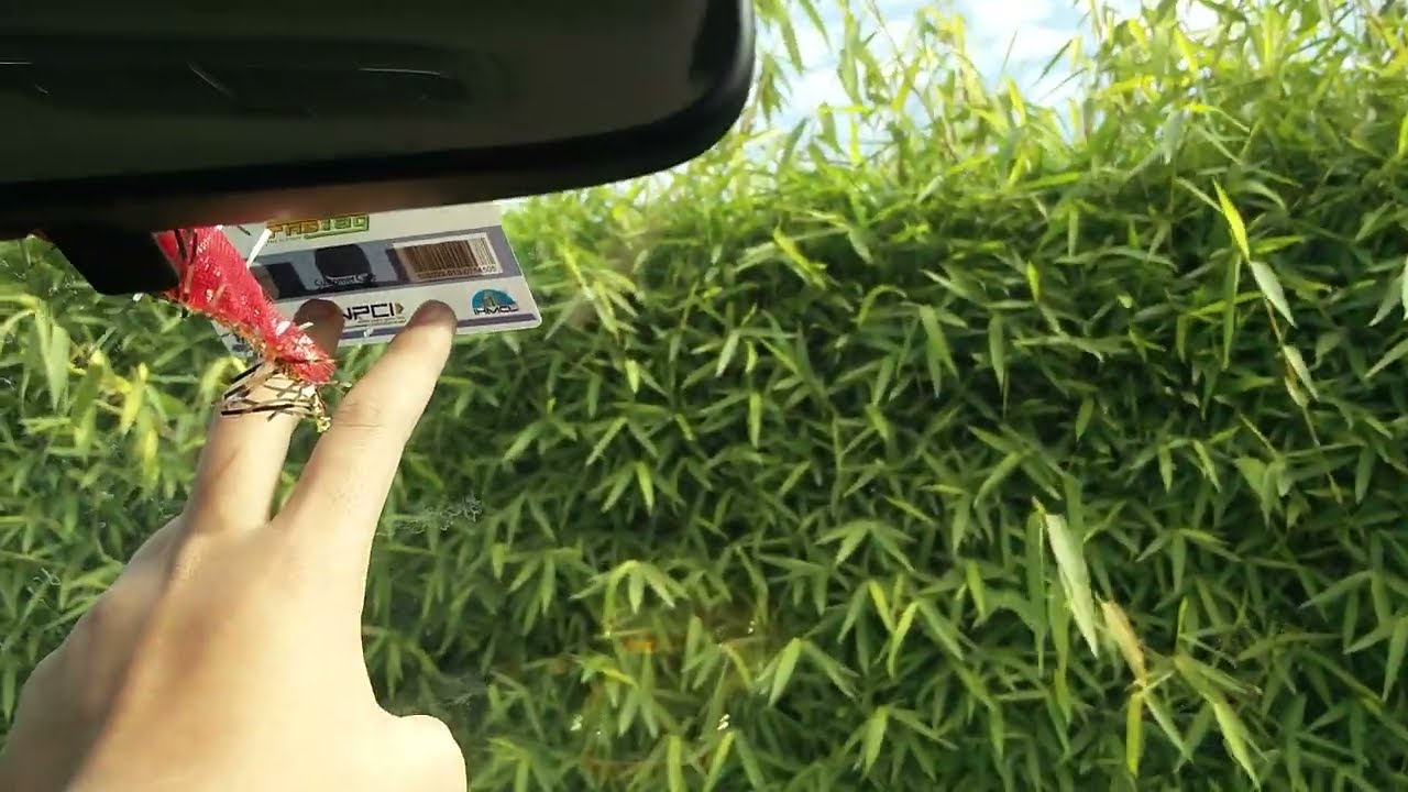 Correct Way to Place Fastag on Wind shield #fastag