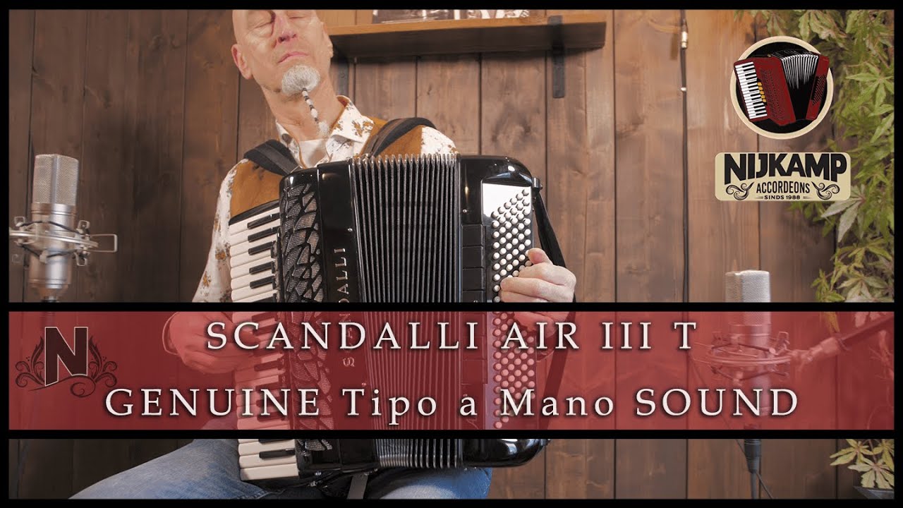 Scandalli Air III T // GENUINE Tipo a Mano Sound