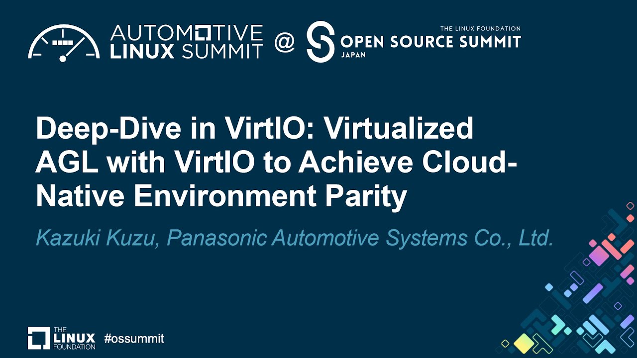 Подробное изучение VirtIO: виртуализация AGL с помощью VirtIO для создания облачной среды... - Ка...