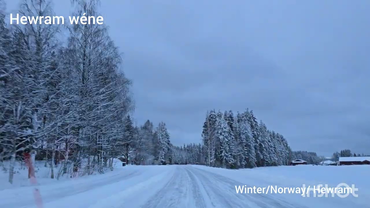 Winter/Norway/Rolig musik. Hawram زستانی نۆروێژ/نەرویج#winter #norway #nature
