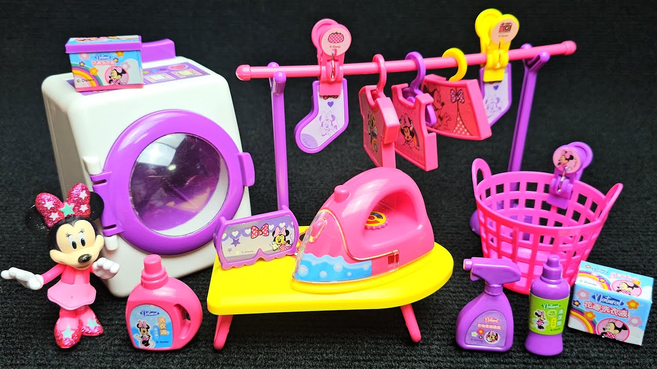 Disney Minnie Mouse Laundry Playset [L.020] - Satisfying with Unboxing Toys Compilation ASMR