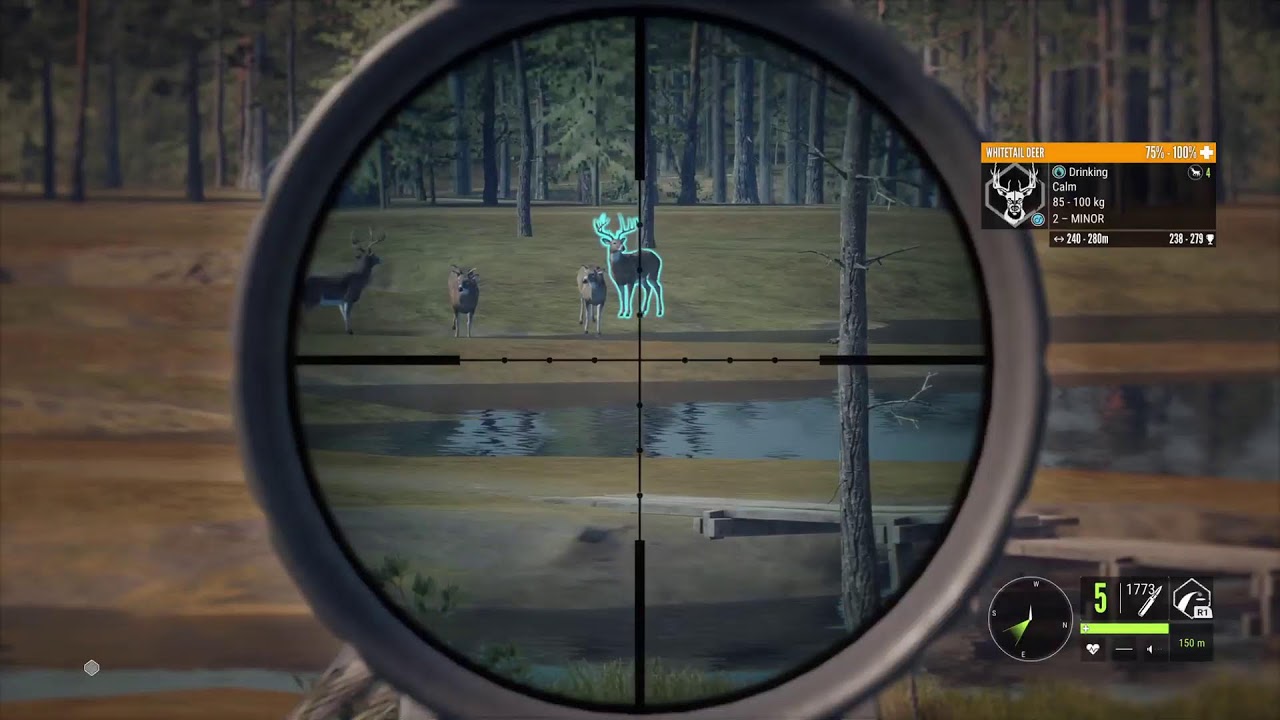 theHunter: Call of the wild Great One White tail grinding on Revontuli