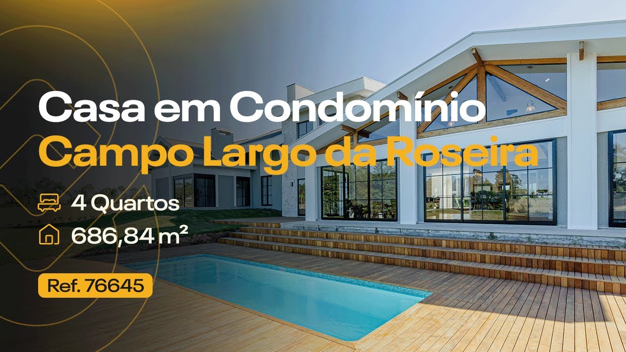 Casa no Villaggio Haras Bom Pastor, Campo Largo da Roseira, S&atilde;o Jos&eacute; dos Pinhais - J8 Im&oacute;veis
