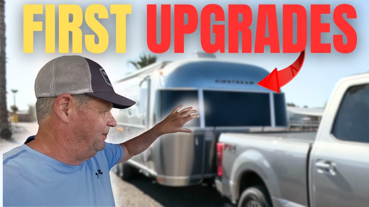 НАШИ ПЕРВЫЕ ОБНОВЛЕНИЯ AIRSTREAM: #rvlife #rvlifestyle #rvlife #rvupgrades #airstream #gasstop #m...