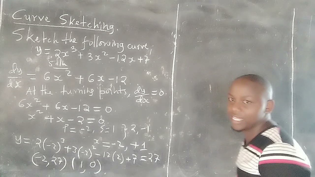 CURVE SKETCHING, A CUBIC CURVE