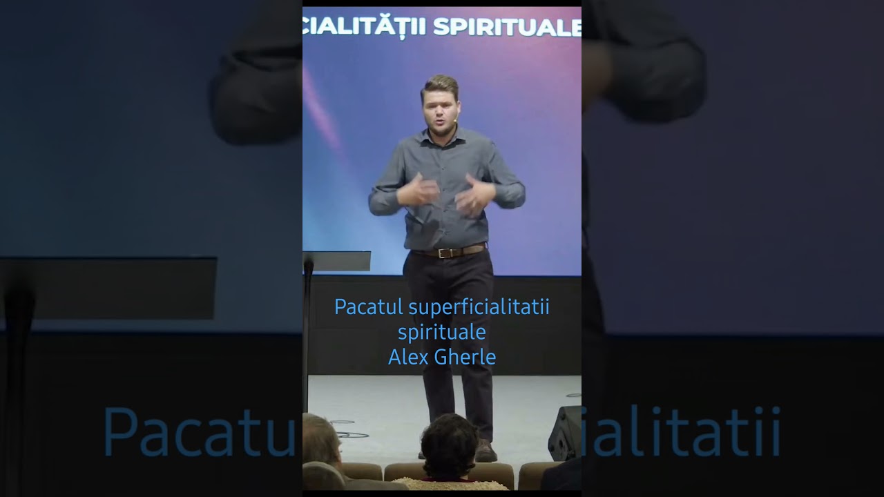 Alex Gherle - Pacatul superficialitatii spirituale