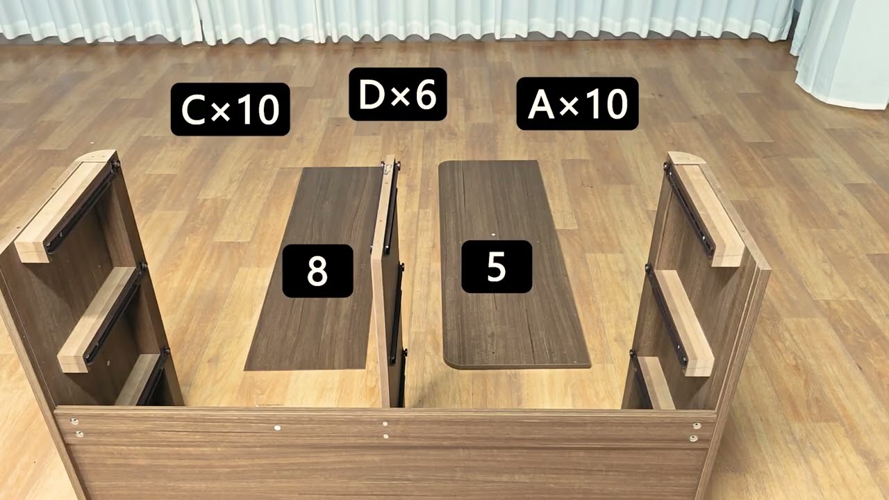 Easy Assembly Video for  Fluted 6-Drawer Dresser
