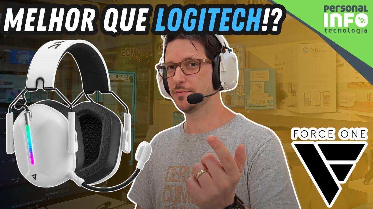 TUDO sobre o Headset KABUTO da Force One - Sem fio PREMIUM -  Desilusões e Surpresas!