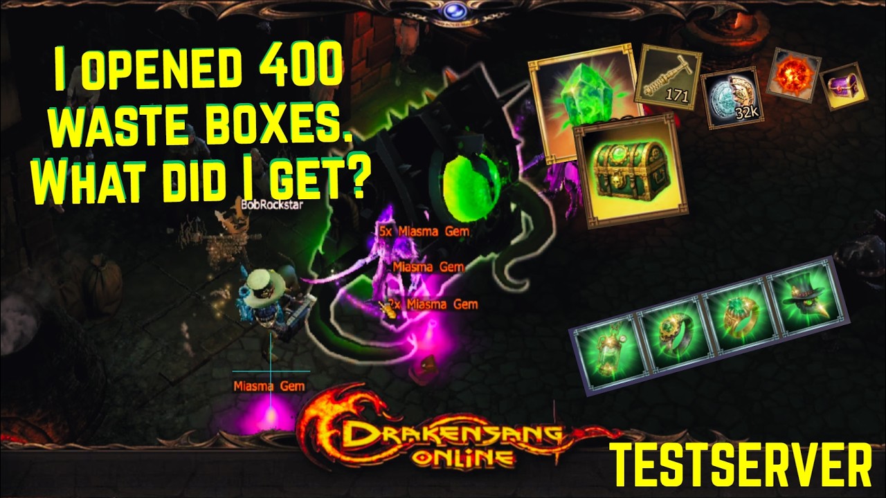 Drakensang Online | Я открыл 400 мусорных коробок, что же я получил? | #drakensangonline