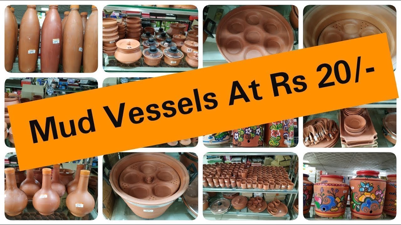 Mud Vessels At Rs 20 Street Shopping Telugu Vlog Ameerpet Sanath Nagar|మట్టి తో చేసిన వస్తువులు|Pots