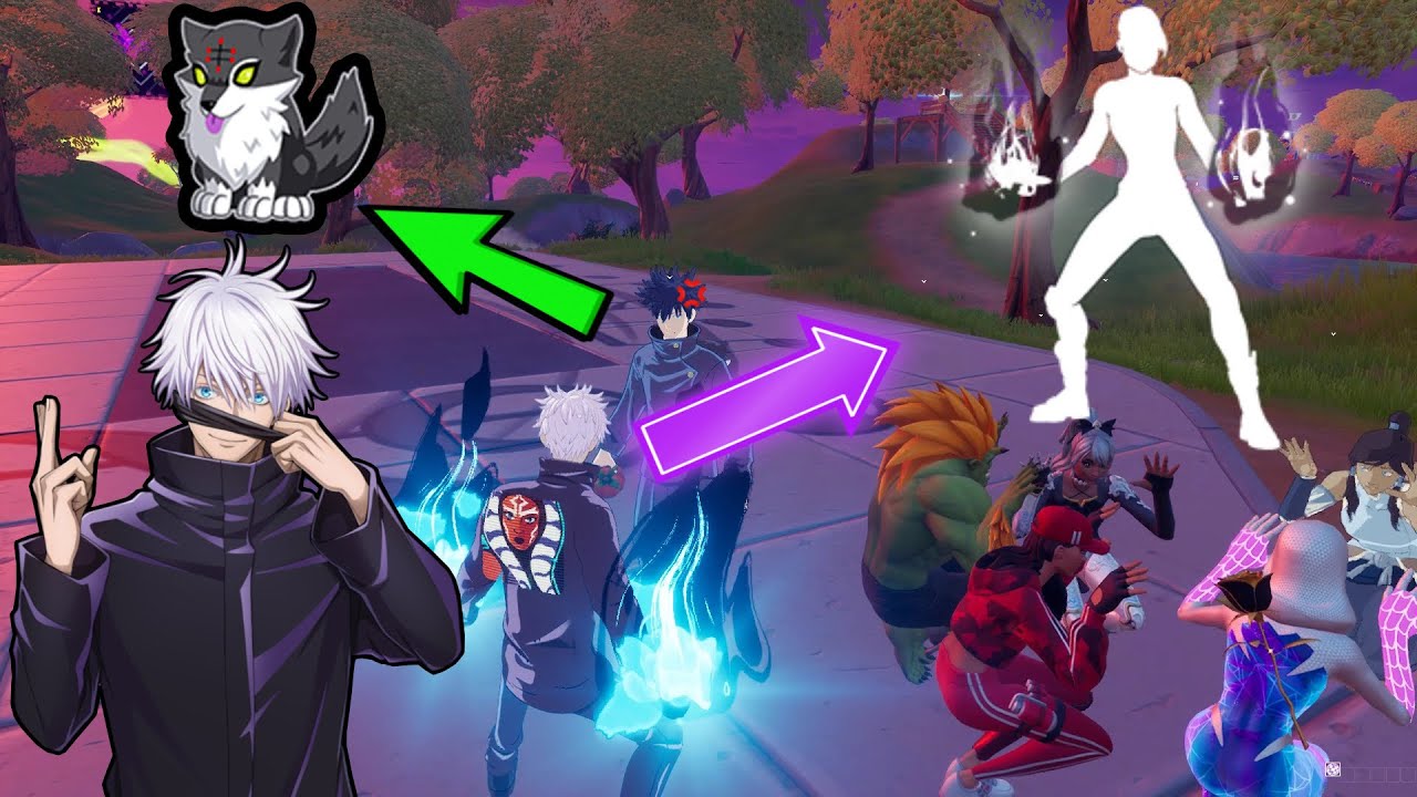Gojo Satoru visits Fortnite in |Party Royale| Part 5