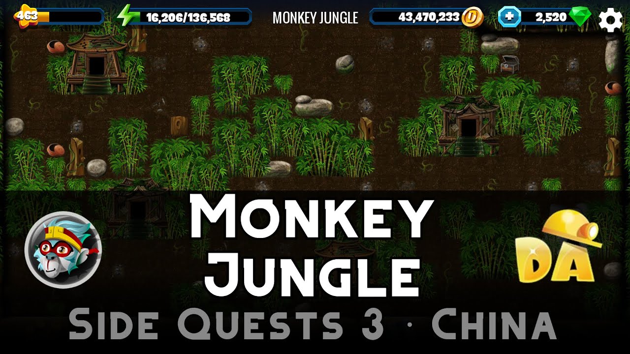 Monkey Jungle | Side Story China | Diggy's Adventure