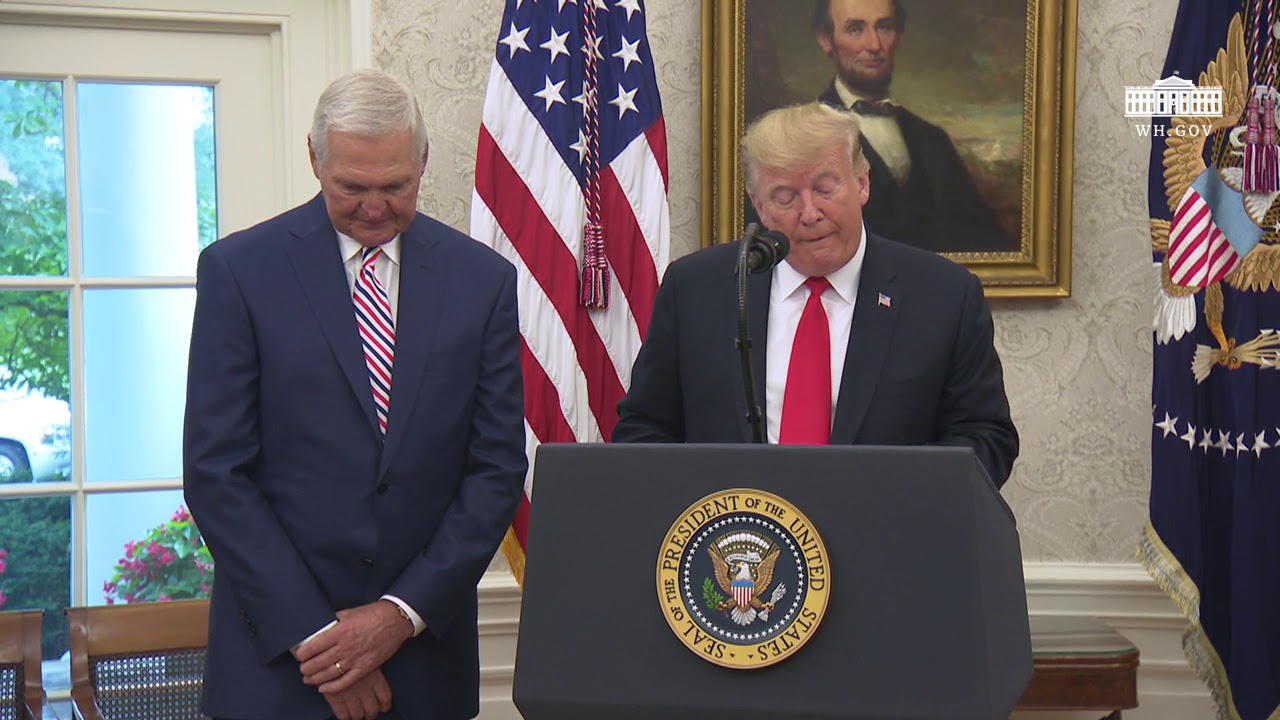 President Trump Presents the Presidential Medal of Freedom to Jerry West