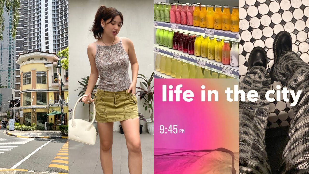 summer in the city | grocery run, taking photos & girls night out!