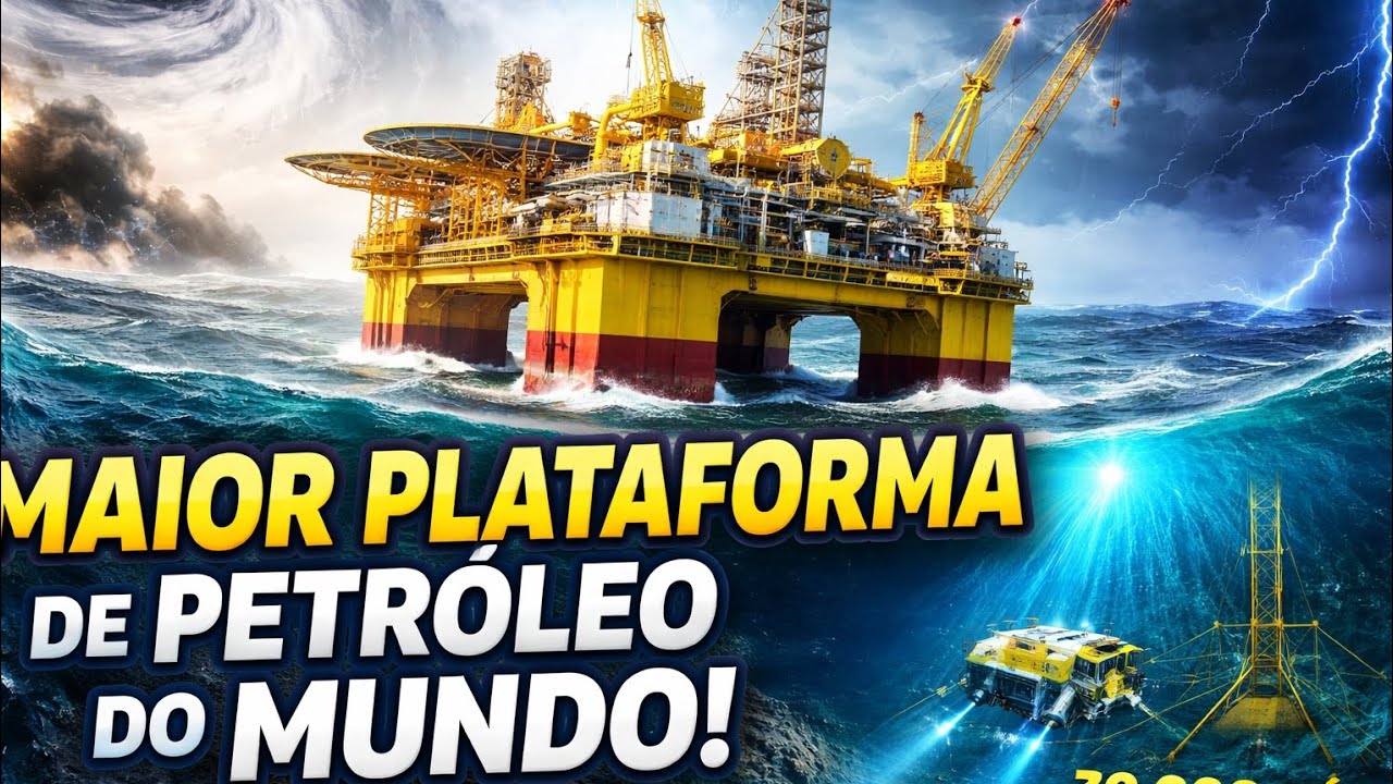  A Maior Plataforma de Petróleo do Mundo: Appomattox - Enfrentou Tufões e Oceanos Profundos #shorts 