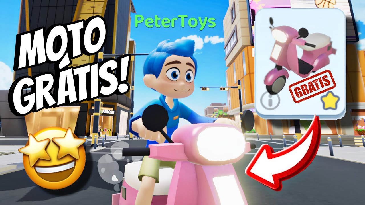 CHEGOU! PEGUE AGORA UMA MOTO GRÁTIS E BORA CORRER PELA CIDADE LIVETOPIA PARTY! PETER TOYS