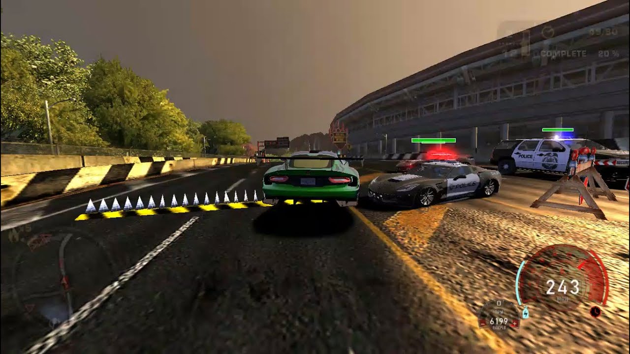 Dodge VIPER GTS Mod Showcase and Gameplay (NFSMW)