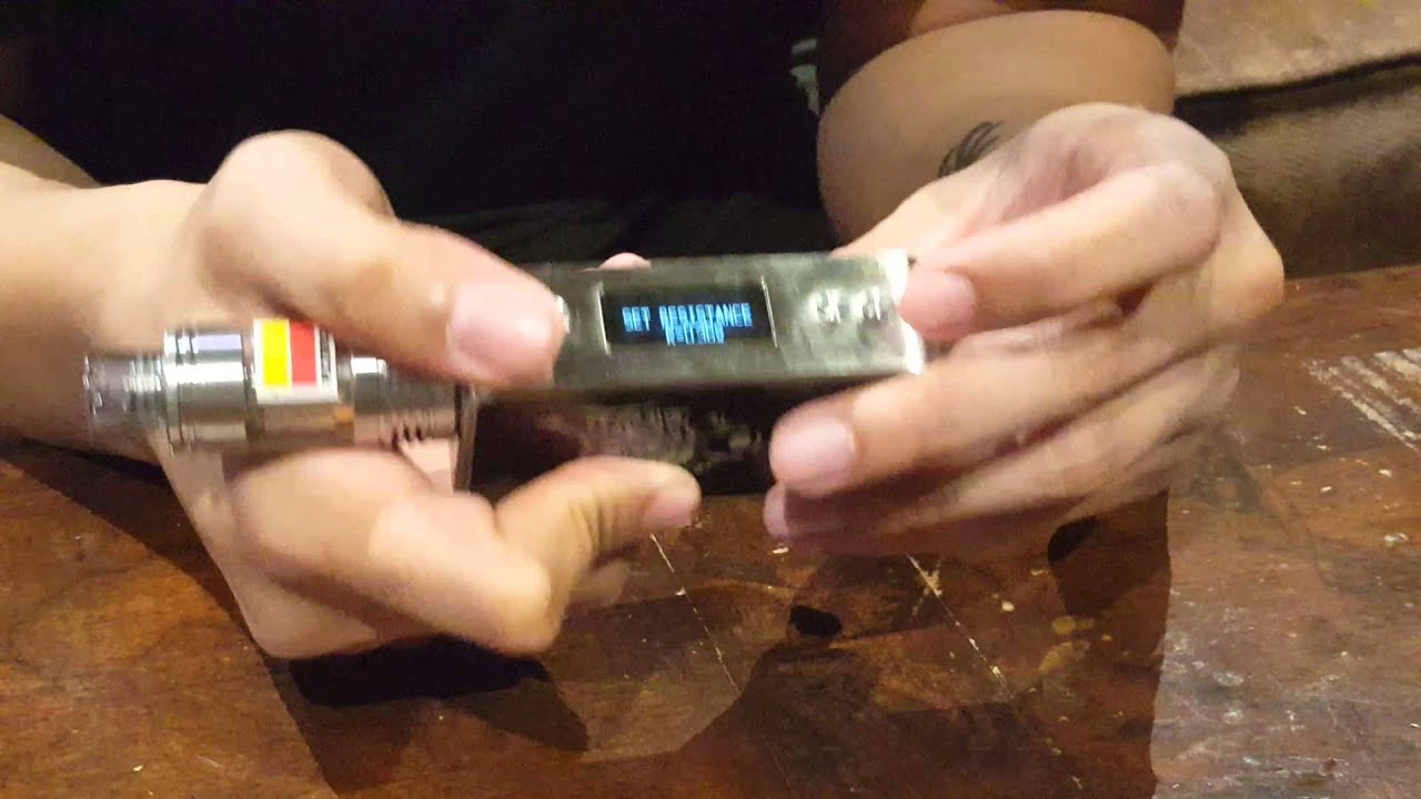 Asmodus mini snowwolf 75w box mod Prototype Sneak Peek